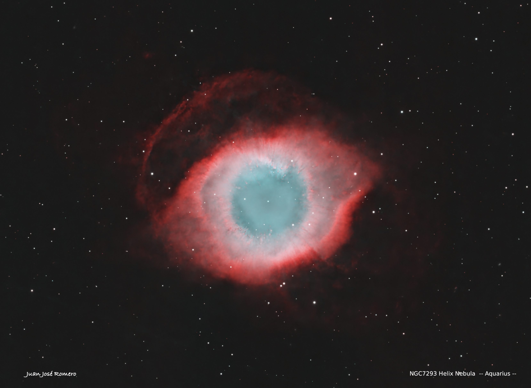 Fotografía astronómica de NGC 7293 – Nebulosa de la Hélice