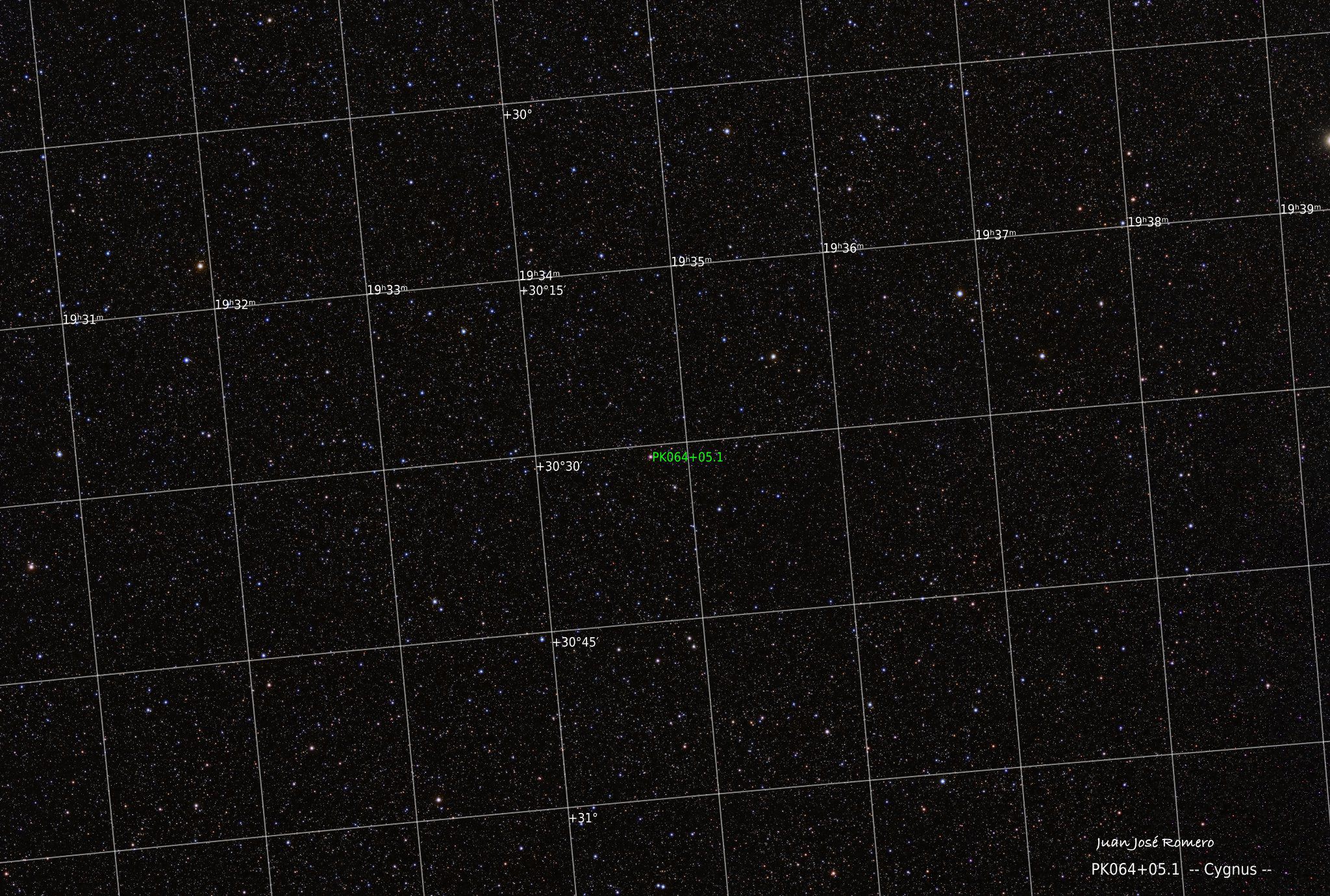 Objetos identificados: PK064+05.1 – Estrella de Hidrógeno de Campbell