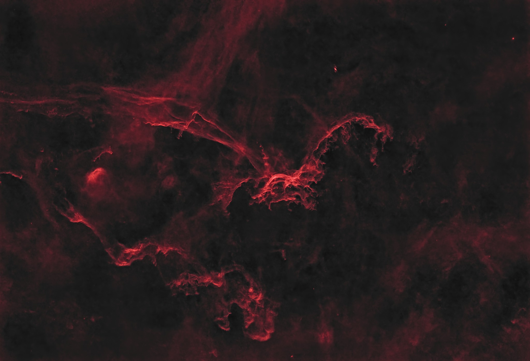 Versió starless: Sh2-114 – Nebulosa del Drac Volador