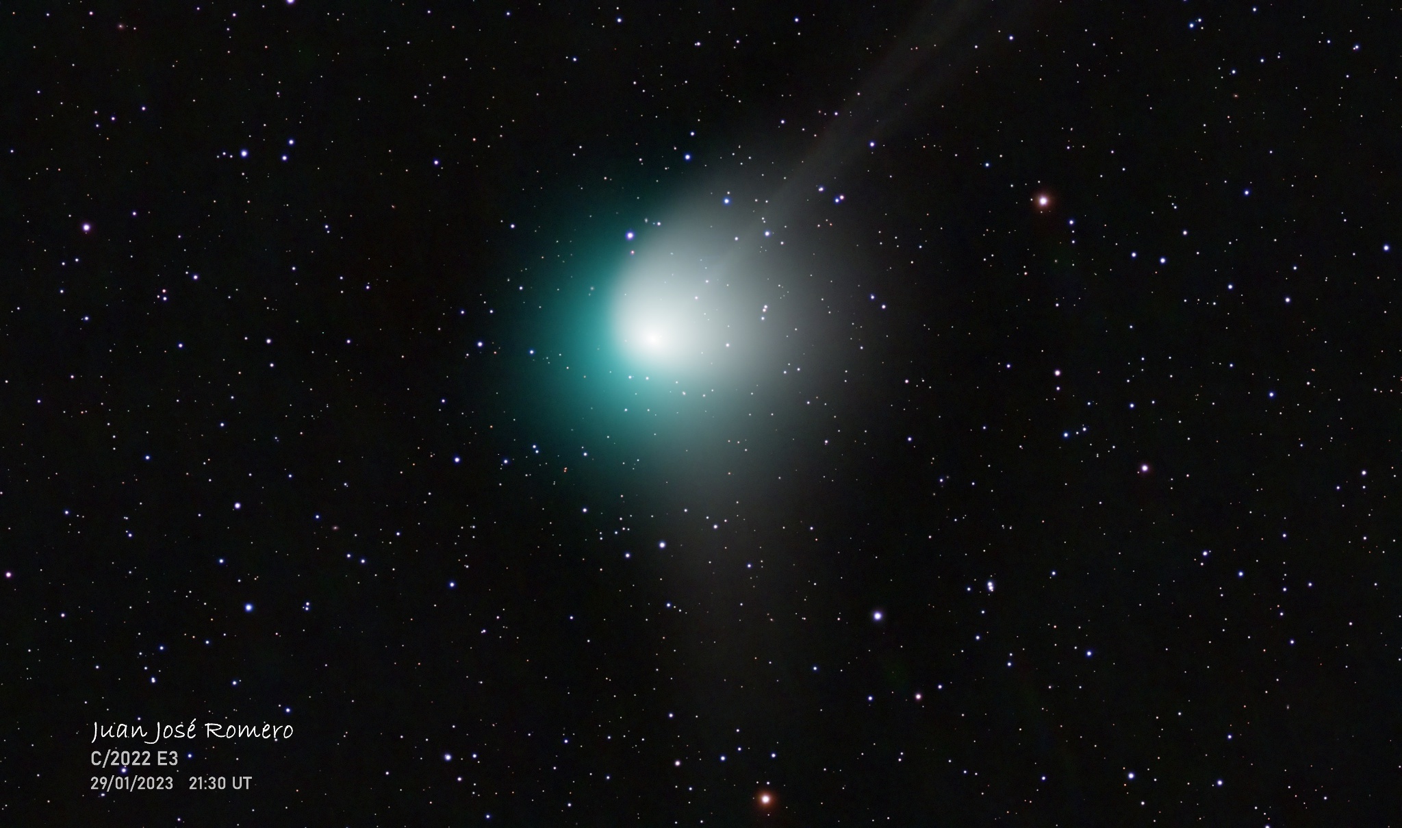 Fotografía astronómica de C/2022 E3 (ZTF)