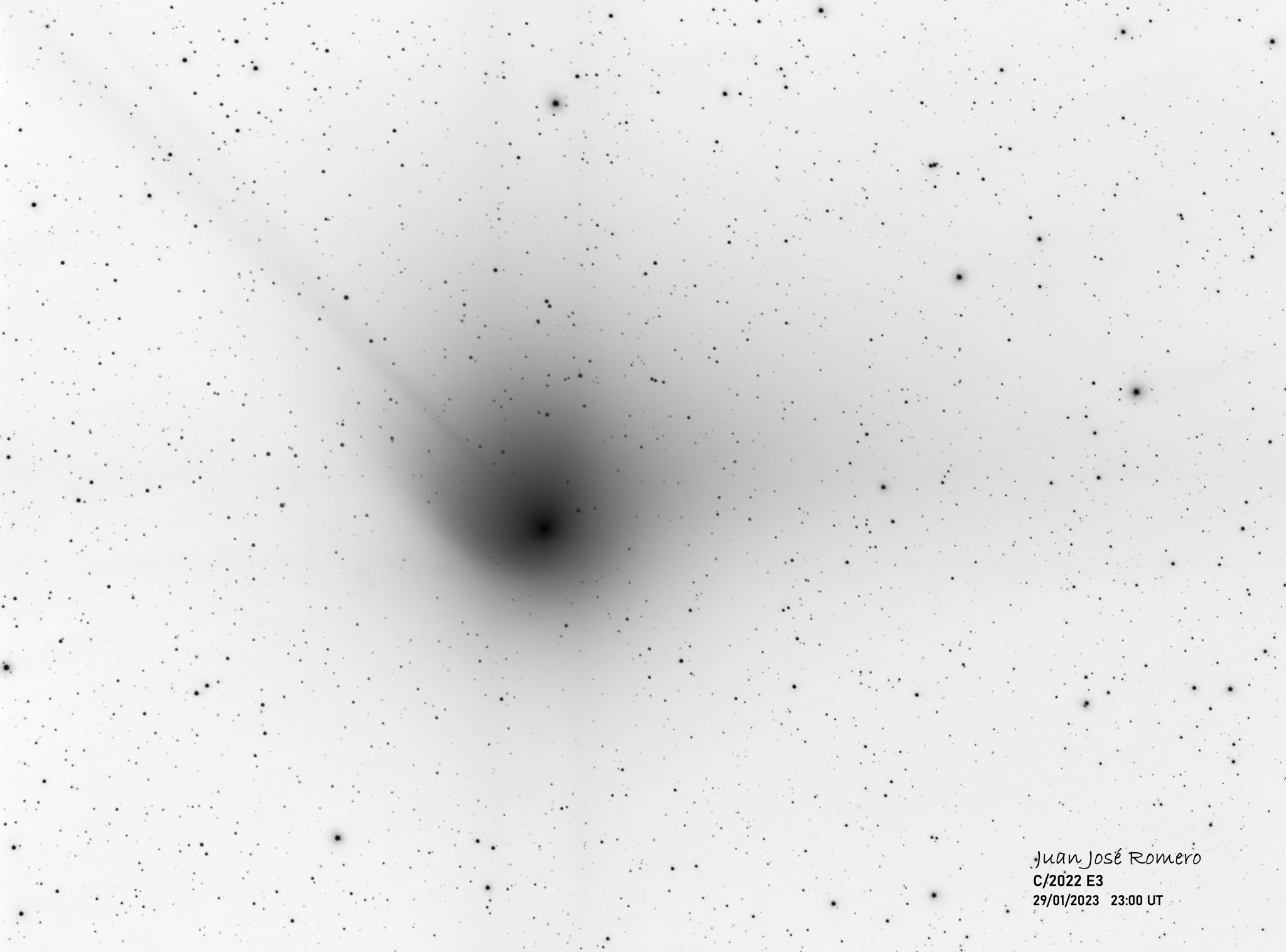 Imagen CLS invertida: C/2022 E3 (ZTF)