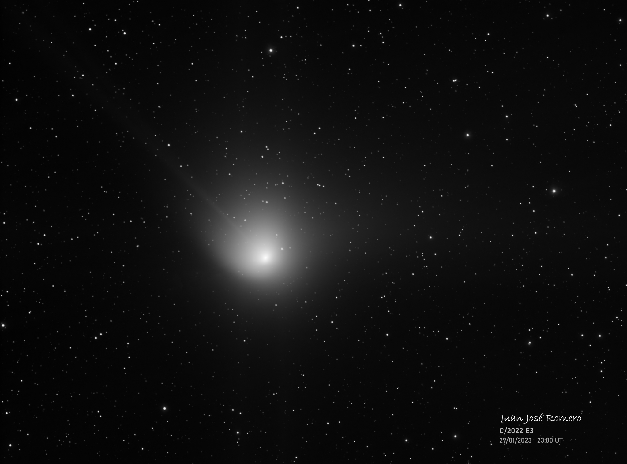 Campo de visión con filtro CLS: C/2022 E3 (ZTF)