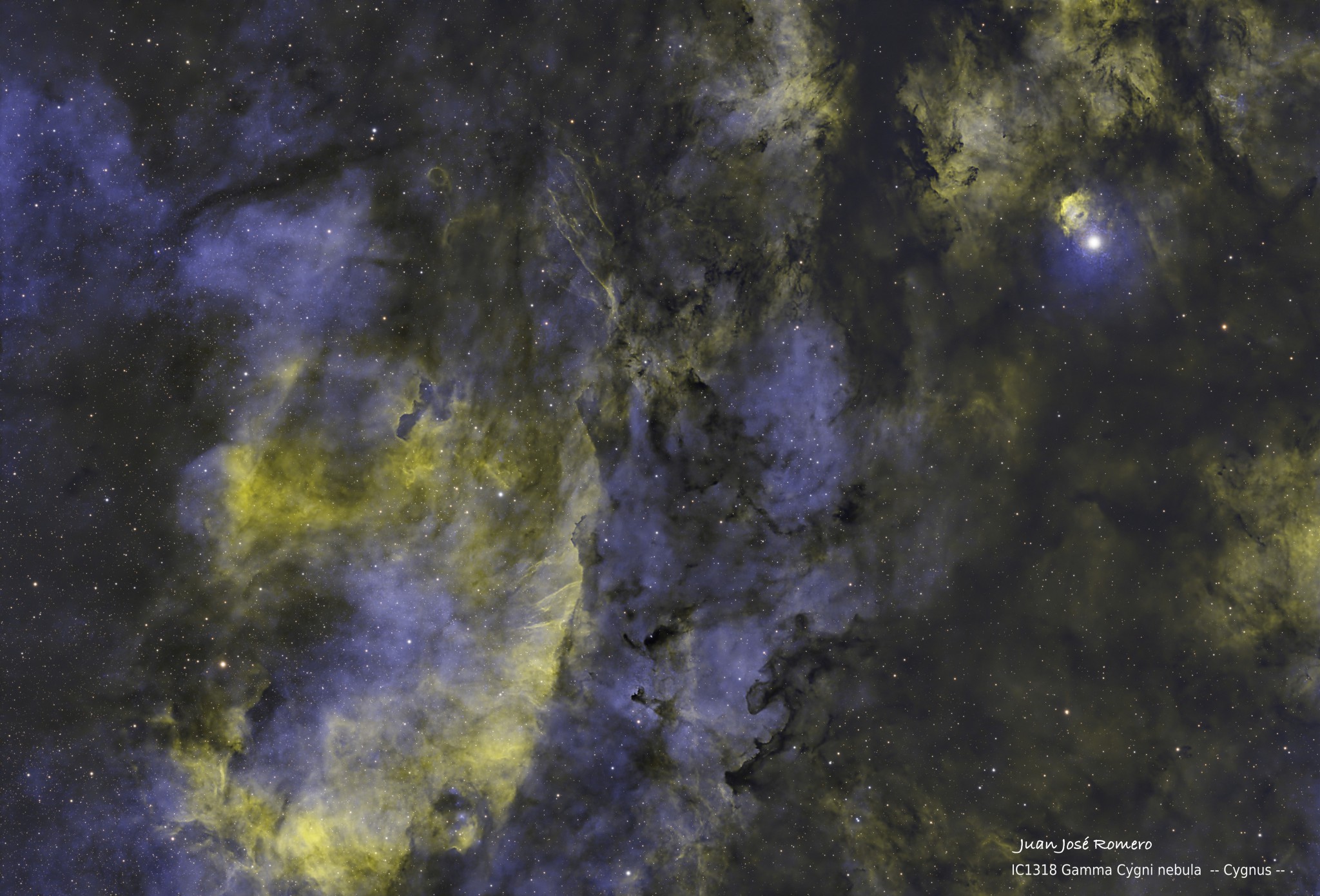 Fotografía astronómica de IC1318 NN – Nebulosa Gamma Cygni (entorno de 37 Cygni)