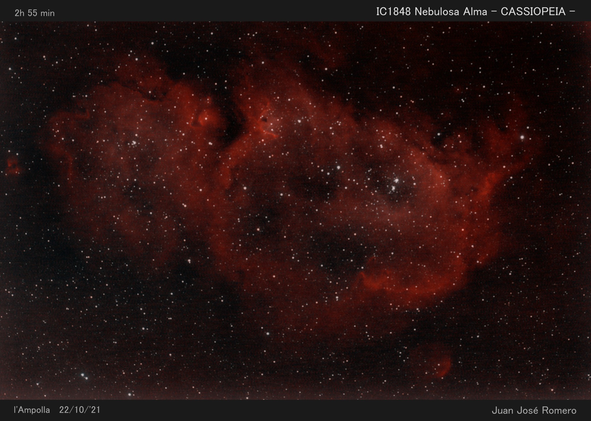 IC 1848 – Nebulosa de l'Ànima