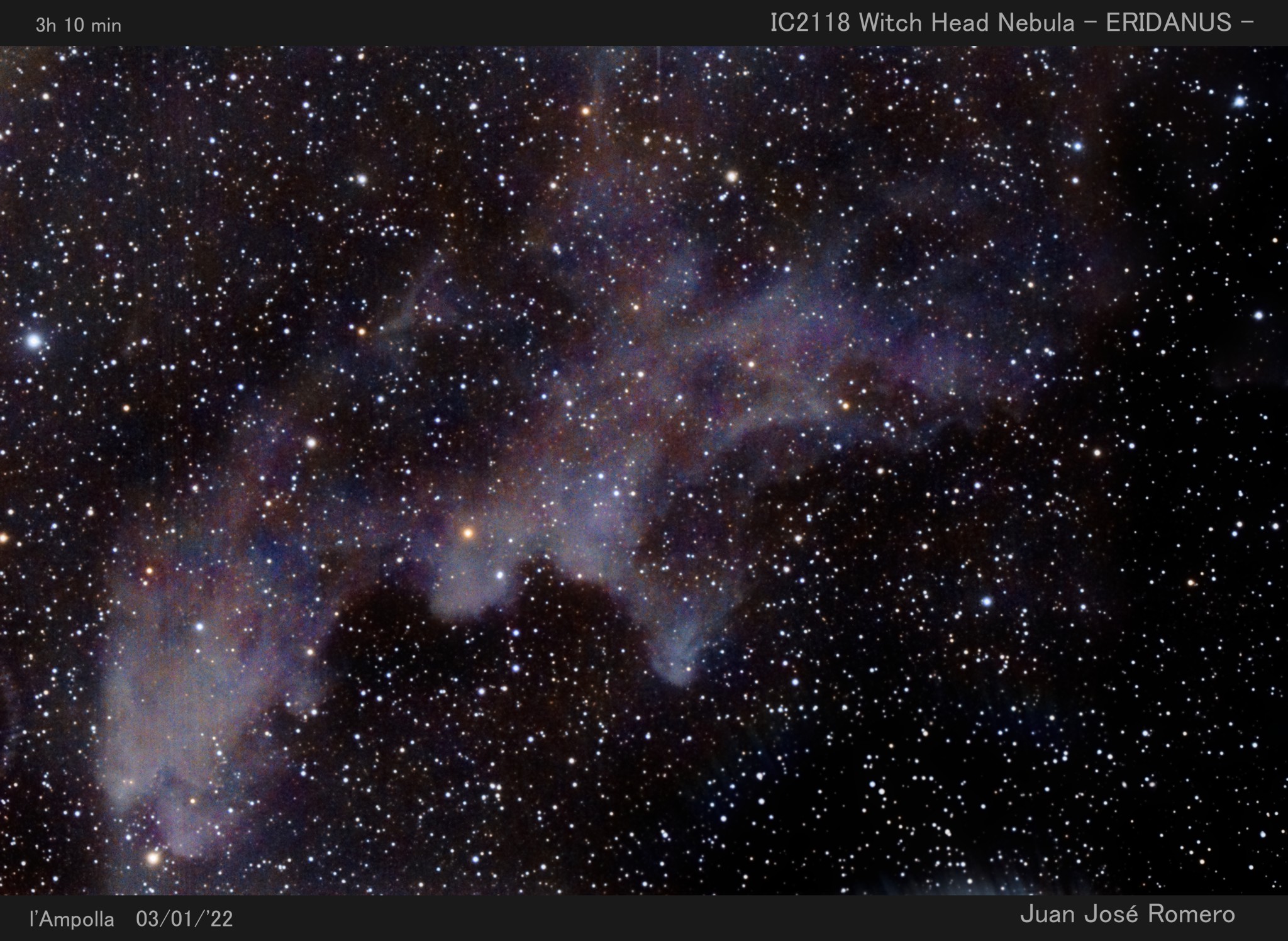IC 2118 – Nebulosa del Cap de Bruixa