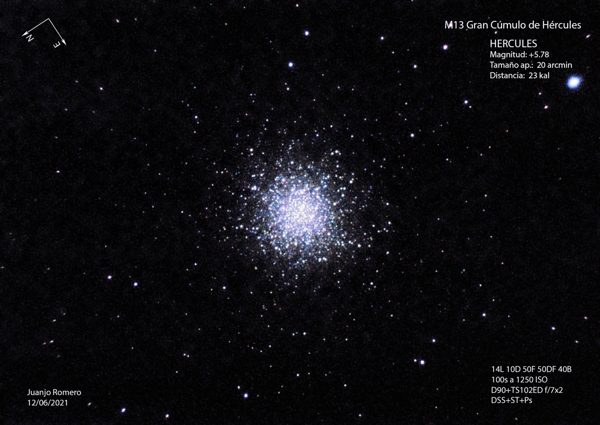 M13 – Cúmul Globular d'Hèrcules