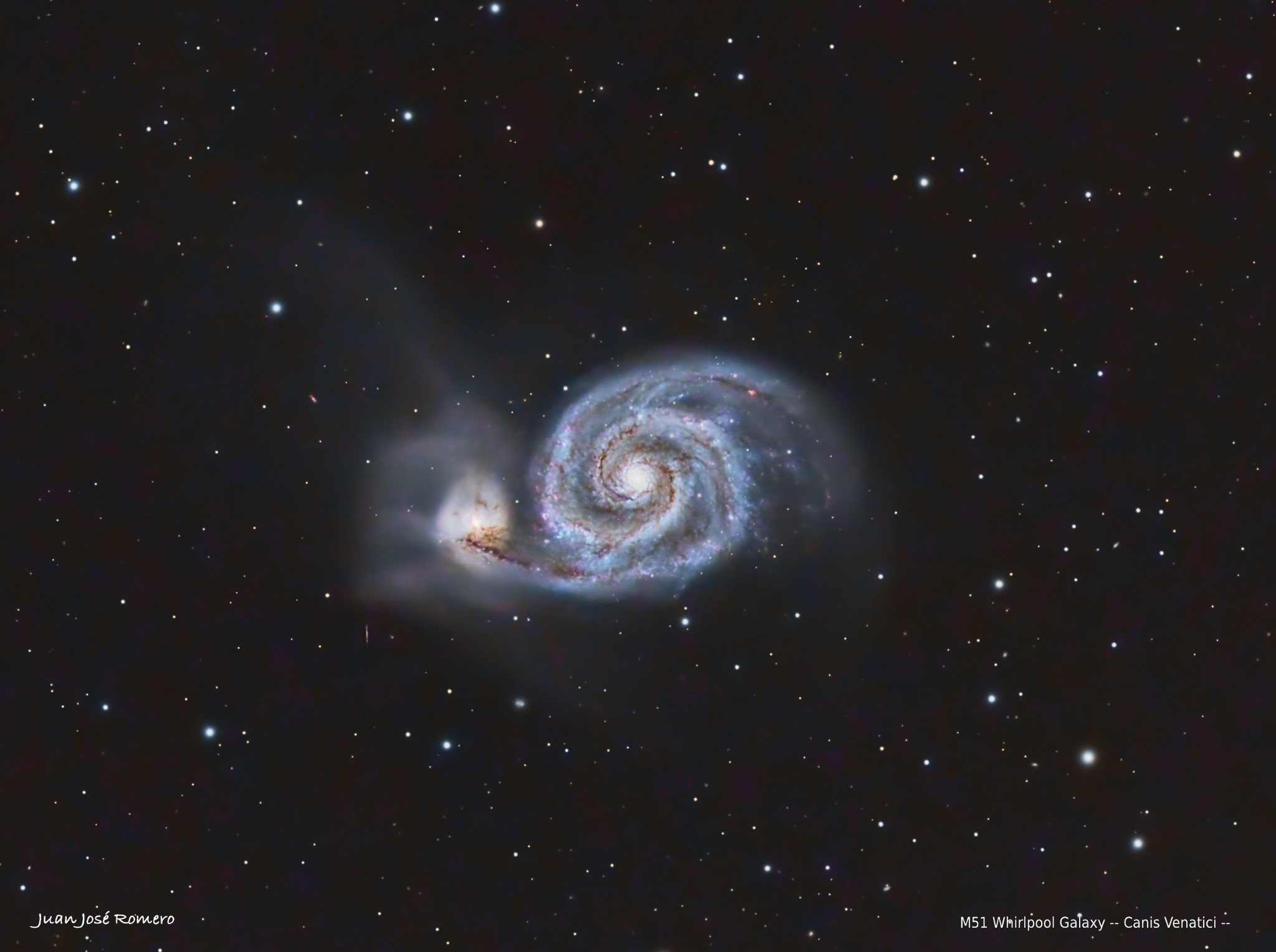M51, Galàxia del Remolí