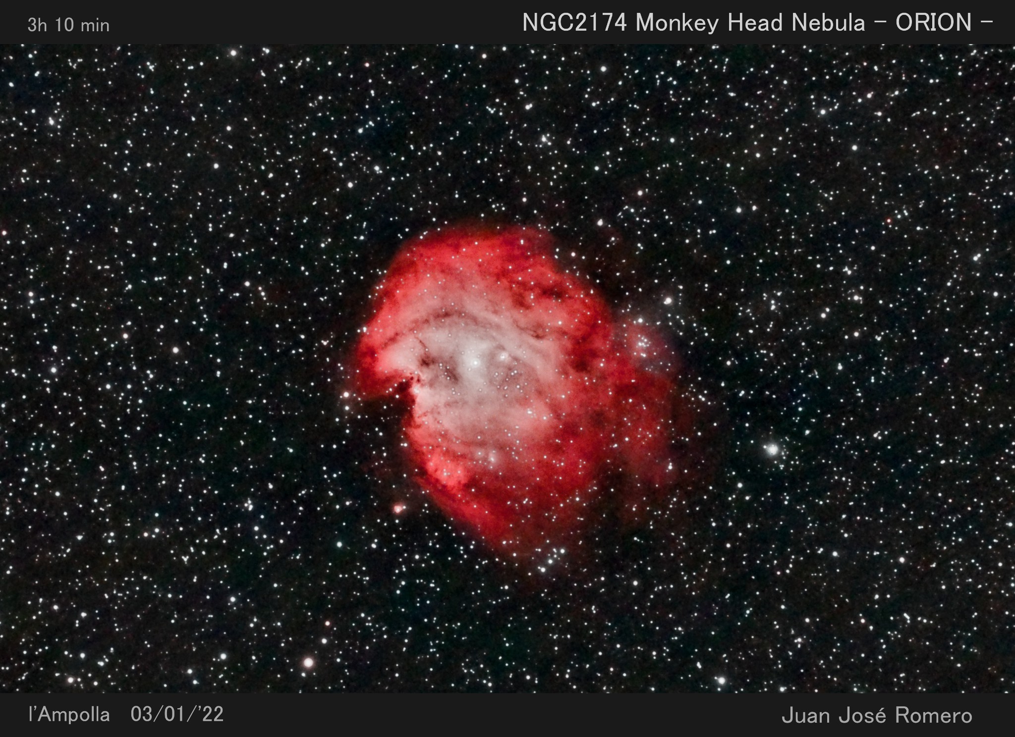 NGC 2174 – Nebulosa del Cap de Mico