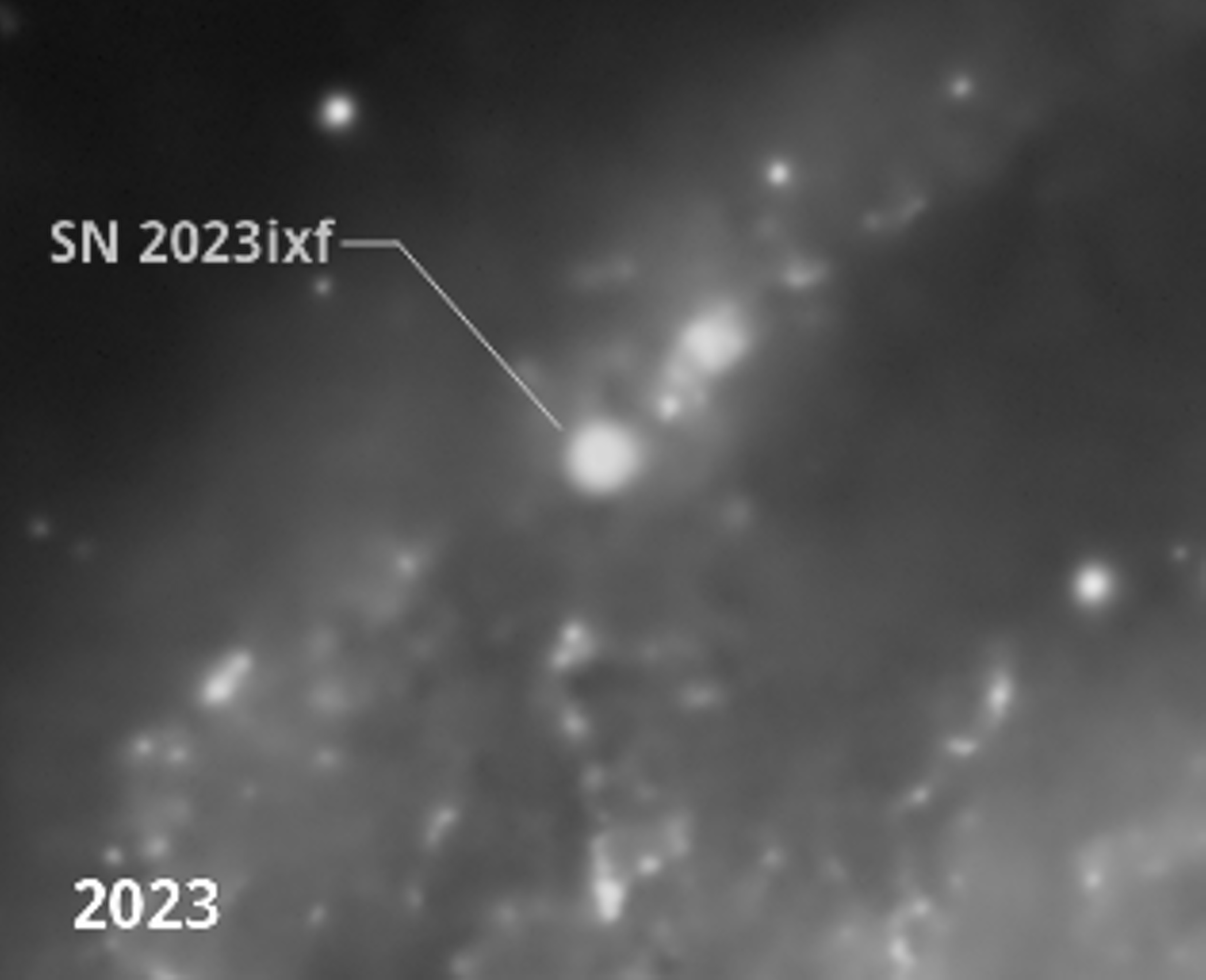 Close-up after the supernova: M101 – Supernova SN2023ixf