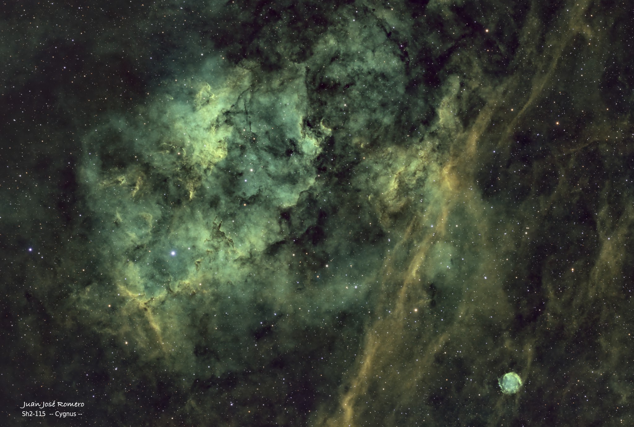 Ampliació de Sh2-115: Sh2-115, Nebulosa d’emissió